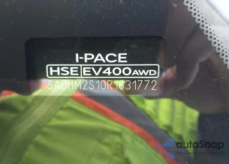 2024 Jaguar I-Pace R-Dynamic Hse from USA, damaged, VIN SADHM2S10R1631772